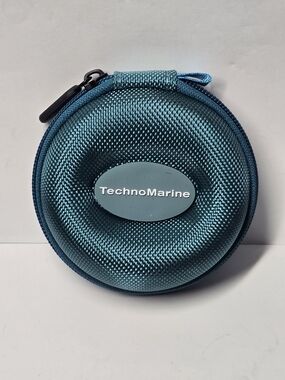 TechnoMarine Single Watch Travel Case w/ Zipper, Blue (TM-PM-247)